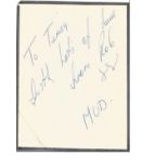 Mud signed album page. English glam rock band formed in February 1966. Their earlier success came in