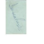 Donald Peers signed album page. (10 July 1908 - 9 August 1973) was a popular Welsh singer. His