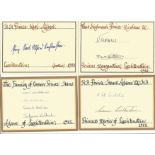 Liechtenstein Royalty signed collection. 22 signatures mainly on album pages. Includes Prince Karl
