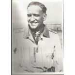 Hans Ulrich Rudel signed 6 x 4 b/w portrait photo, the most highly decorated German Pilot in WW2. He