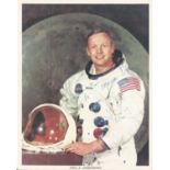 Neil Armstrong signed 10 x 8 WSS photo Apollo 11 Moonwalker. Good Condition. All signed items come