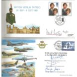 RAF signed cover collection. 40 covers in Red Album includes Historic Aviators, JSCC series, First