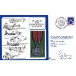 Victoria Cross winners signed Covers in Collection Military Medals illustrated on RAF signed