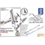 Wernher Von Braun, Hermann Oberth, Willy Messerschmitt signed rare RAF Cosford Rocket Mail cover