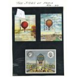 Balloon and Zeppelin Mint and used Worldwide Stamp collection. Few hundred in Hagner style album.