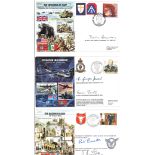 50th Ann WW2 JS50 Special Signed cover collection. 48 of the JS50 series of covers which are a