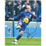 Pepe Reina signed 10x8 colour photo. Spanish footballer who plays as a goalkeeper for Italian club