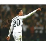 Dele Alli Signed Tottenham Hotspur Football 8x10 Photo. Good Condition. All signed items come with