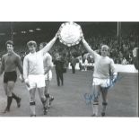 Francis Lee Signed Manchester City Football 8x12 Photo. Good Condition. All signed items come with