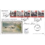 Johnnie Johnson signed DDay landings 50th anniv of Operation Overlord FDC. Good Condition. All
