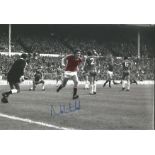 Norman Whiteside Signed Manchester United Football 8x12 Photo. Good Condition. All signed items come