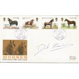 Dick Francis signed Horses FDC. 5/7/78 Epsom postmark. Good Condition. All signed items come with