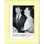 Film and TV Robert Mitchum and Dorothy Mitchum 14x11 overall mounted signature piece including