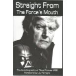 Movies- Star Wars Straight from the force's Mouth Hardback book Signed Dave Prowse is Darth Vader