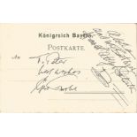 Movies Harold Sakata and Gert Frobe signed German postcard. Harold Sakata, born Toshiyuki Sakata (