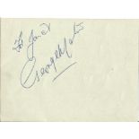 Music George Martin 6x5 signed album page. Sir George Henry Martin CBE (3 January 1926 - 8 March