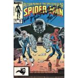 Marvel Peter Parker The spectacular Spiderman signed comic by co-creator Stan Lee signature on