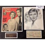 Film and TV Joanne Woodward Newman 15x21 overall mounted signature piece including 11x9 colour