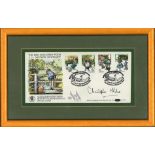 Christopher Milne signed and framed Winnie the Pooh E. H. Shephard Centenary Commemorative