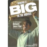 Movies Richard Kiel Making it Big at the movies signed hardback book signature on first page inside.