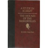 The Hound of the Baskervilles hardback book multiple signatures including Michael Williams, David