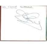 Entertainment/Sport collection 6x4 autograph book 80 signatures including Des O'Connor, Gene Wilder,