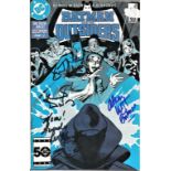 Batman and the Outsiders DC Comic signed by Burt Ward (Robin), Adam West (Batman), Lee Meriwether (