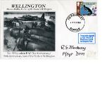 WELLINGTON BOMBER PILOT. Wellington bomber cover signed by Sgt Pilot R.G Thackeray DFM who flew