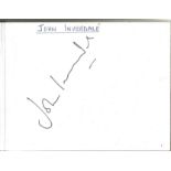 Entertainment/Music 1990's autograph book. 32 signatures. Includes John Inverdale, Leigh