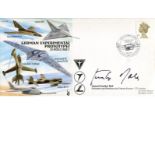 GUNTHER RALL KC. German experimental prototype aircraft of WWII commemorative envelope signed by