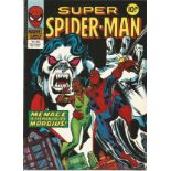 Stan Lee signed Super Spider-man marvel comic signed on front cover. Good Condition. All signed