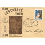 Dickie Bird signed 1880 Centenary Tour FDC. 20/8/80 London SE11 postmark. Good Condition. All signed