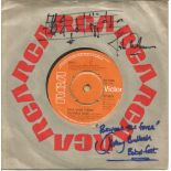 Jeremy Bulloch and John Williams signed 45rpm record sleeve for Star Wars Theme. Record included.