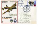 FRIDAY THE 13th BOMBER. Halifax Bomber cover signed by Sgt Jack Goff, a rear gunner who flew in