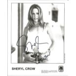 Sheryl Crow Singer Signed 8x10 Promo Photo. Good Condition. All signed items come with our