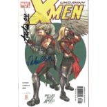 Salvador Larroca and Chuck Austen signed Uncanny Xmen- she lies with angels 3 of 5. Signed on