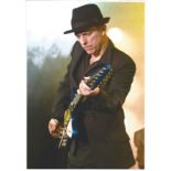 Stephen Dale Petit Guitarist Signed 8x12 Photo. Good Condition. All signed items come with our