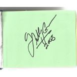 Entertainment/Sport 2000 autograph book. 35 signatures. Includes Freddie Connor, Oleta Adams,