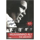 Angelo Dundee, Sir Henry Cooper and Joe Bugner signed DVD insert for Muhammed Ali - the greatest.