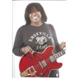 Joan Armatrading Singer Signed 8x12 Photo. Good Condition. All signed items come with our