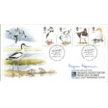 Magnus Magnusson signed RSPB FDC. 17/1/89 Sandy Beds postmark. Good Condition. All signed items come