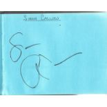 TV/Entertainment/Sport autograph book. 40 signatures. Includes Nick Berry, Ian Ogilvy, Simon Callow,
