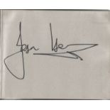 Entertainment and sport autograph book. 40 signatures. Includes Jason Isaacs, James Cracknell (2),