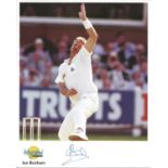 Ian Botham signed 10x8 colour Autographed Editions photo. Biography on reverse. Good Condition.