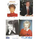 TV signed collection. 11 signed photos mainly 6x4 size. Includes Anne Diamond, John Suchet,