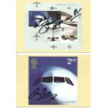 Concorde pilot signed phq card collection. 6 cards each individually signed by Hutchinson,