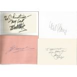 European Nobility signed collection. 20+ items. Includes letters, photos and signature pieces.