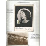 Bebe Daniels collection. Includes vintage photo signed by Bebe Daniels and Ben Lyon. TLS signed by