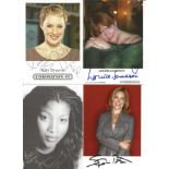 Signed 6x4 photo collection. 40 photo. Includes Sally Dynevor, Kym Marsh, Don Gilet, Leslie