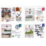 Football collection Five signed FDC from some well-known names signatures include Ron Saunders,